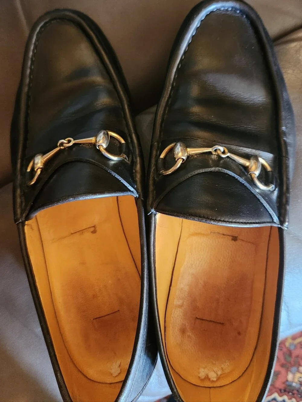 Men's Gucci Black Leather Bit Loafers - Classic Dress Loafers